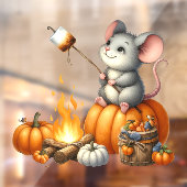 Herfst Muis Raam Sticker (Vel 2)
