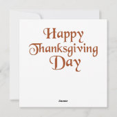 Herfst Muis Wenskaart Feestdagenkaart (Achterkant)