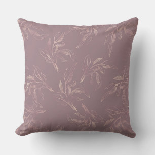 Herfst Mulberry Pink/Taupe Luxury Pillow Kussen