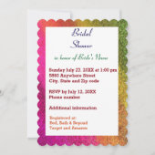 Herfst Multi-Shades van Kleur Vrijgezellenfeest Kaart (Voorkant)