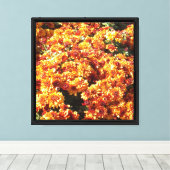 Herfst Mums Canvas Afdruk (Insitu (Houten vloer))