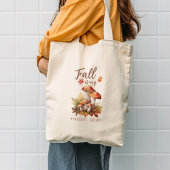 Herfst Mushroom Quote Tote Bag