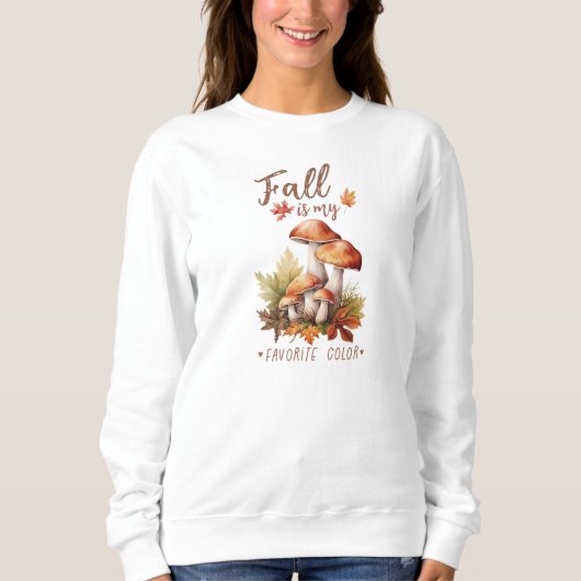 Herfst Mushroom Quote Trui (Voorkant)
