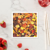 Herfst, naaldbladeren, herfstkleuren servet (Insitu)