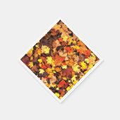 Herfst, naaldbladeren, herfstkleuren servet (Hoek)