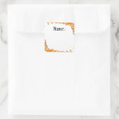 Herfst Naam Sticker voor Bulletin Boards (Tas)