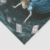 Herfst naar beneden het konijnenhol Alice in Wonde Tissuepapier (Detail)