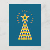 Herfst naar Kerst Briefkaart Blauwgroen – Candy Co (Voorkant)