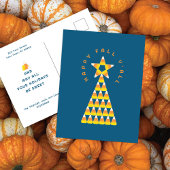 Herfst naar Kerst Briefkaart Blauwgroen – Candy Co