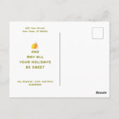 Herfst naar Kerst Briefkaart Olijf – Candy Corn Tr (Achterkant)