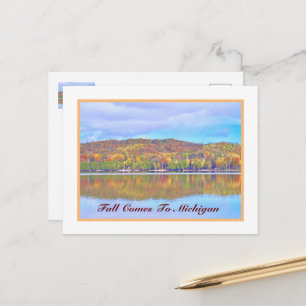 HERFST NAAR MICHIGAN BRIEFKAART