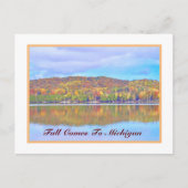 HERFST NAAR MICHIGAN BRIEFKAART (Voorkant)