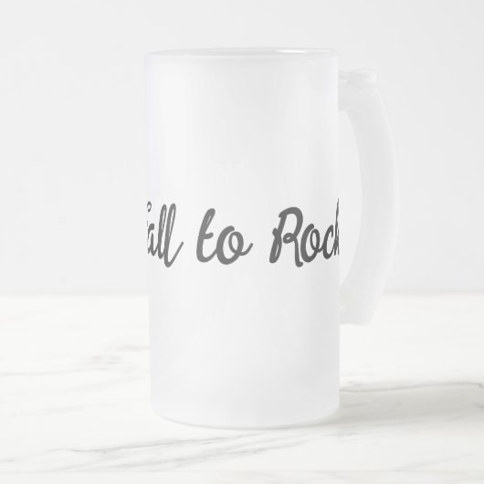 herfst naar rots matglas bierpul (Voorkant rechts)