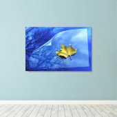 Herfst naar winter canvas afdruk (Insitu (Houten vloer))