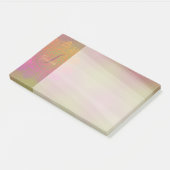 Herfst naar Winter Mandala Monogram Post-it Notes (Schuin)