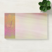 Herfst naar Winter Mandala Monogram Post-it Notes (Kantoor)