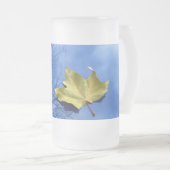 Herfst naar winter matglas bierpul (Voorkant rechts)