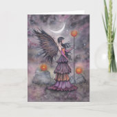 Herfst Nacht Fee Kunst van Molly Harrison Kaart (Voorkant)