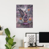 Herfst Nacht Fee Kunst van Molly Harrison Poster (Thuiskantoor)