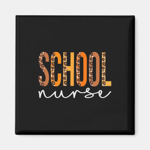 Herfst najaar Bedankt van het schoolzuster leopard Magneet