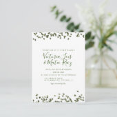 Herfst najaar bijtende trouwerij briefkaart (Staand voorkant)