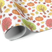 herfst najaar cadeaupapier (Rol Hoek)