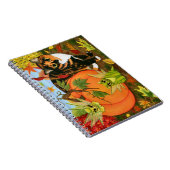 Herfst najaar Calico Cat Fairy Cats-laptop Notitieboek (Rechterzijde)