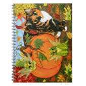 Herfst najaar Calico Cat Fairy Cats-laptop Notitieboek (Voorkant)