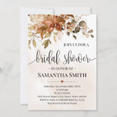 Herfst najaar Eucalyptus Vrijgezellenfeest Wedding Kaart (Voorkant)