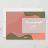 Herfst najaar foto geboorteaankondigingen feestdagenkaart (Achterkant)