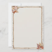  Herfst najaar olievlek Birthday Party Kaart (Achterkant)