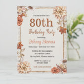  Herfst najaar olievlek Birthday Party Kaart (Staand voorkant)