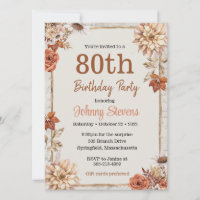 Herfst najaar olievlek Birthday Party