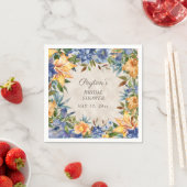 Herfst najaar Oranje blauw Vrijgezellenfeest Servet (Insitu)