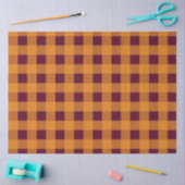 Herfst najaar Oranje Burgundy Pset Pattern Tissuepapier (Craft)