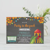 Herfst najaar palyground kaart (Staand voorkant)