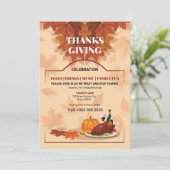 Herfst/najaar Sjabloon brochure Kaart (Staand voorkant)