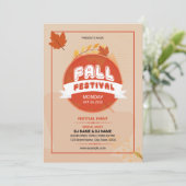 Herfst/najaar Sjabloon brochure Kaart (Staand voorkant)