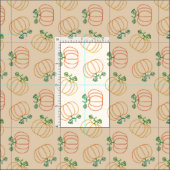 Herfst najaar Thanksgiving Cute Pumpkins Pattern Stof (Delen)