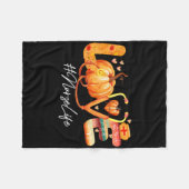 Herfst najaar Thanksgiving N Fleece Deken (Voorkant (Horizontaal))
