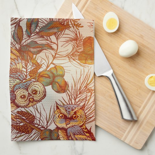  herfst najaar theedoek (Quarter Fold)