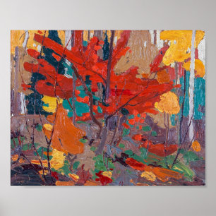 Herfst najaar Tom Thompson Poster