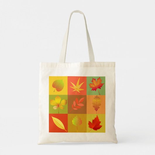 herfst najaar tote bag (Achterkant)