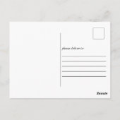 Herfst najaar Vrijgezellenfeest Briefkaart (Achterkant)