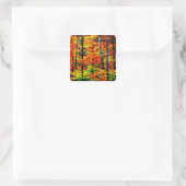 herfst namiddag #2 - KunstStickers schilderen Vierkante Sticker (Tas)