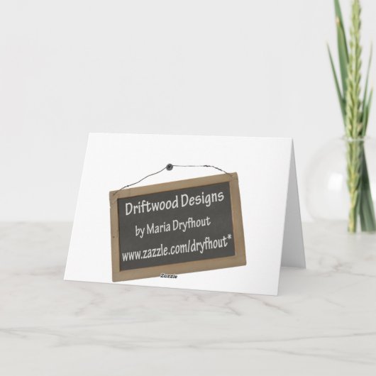 herfst namiddag kaart (Achterkant)