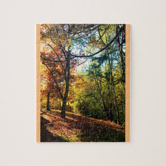 herfst namiddag legpuzzel (Verticaal)