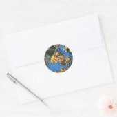 herfst namiddag ronde sticker (Envelop)