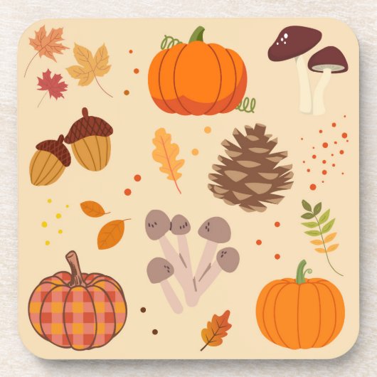 Herfst Natuur Bier Onderzetter (Voorkant)