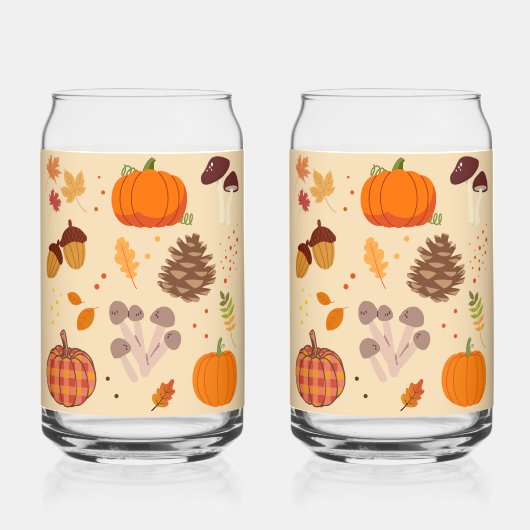 Herfst Natuur Blikvorm Glas (Voorkant)